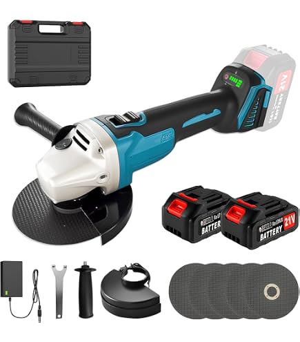 Amazon | リチウム電池ブラシレスミニアングルグラインダー、充電式